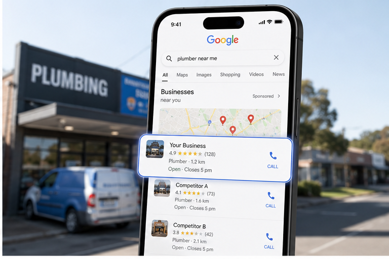 Google Business Profile and local search optimisation by Click Road